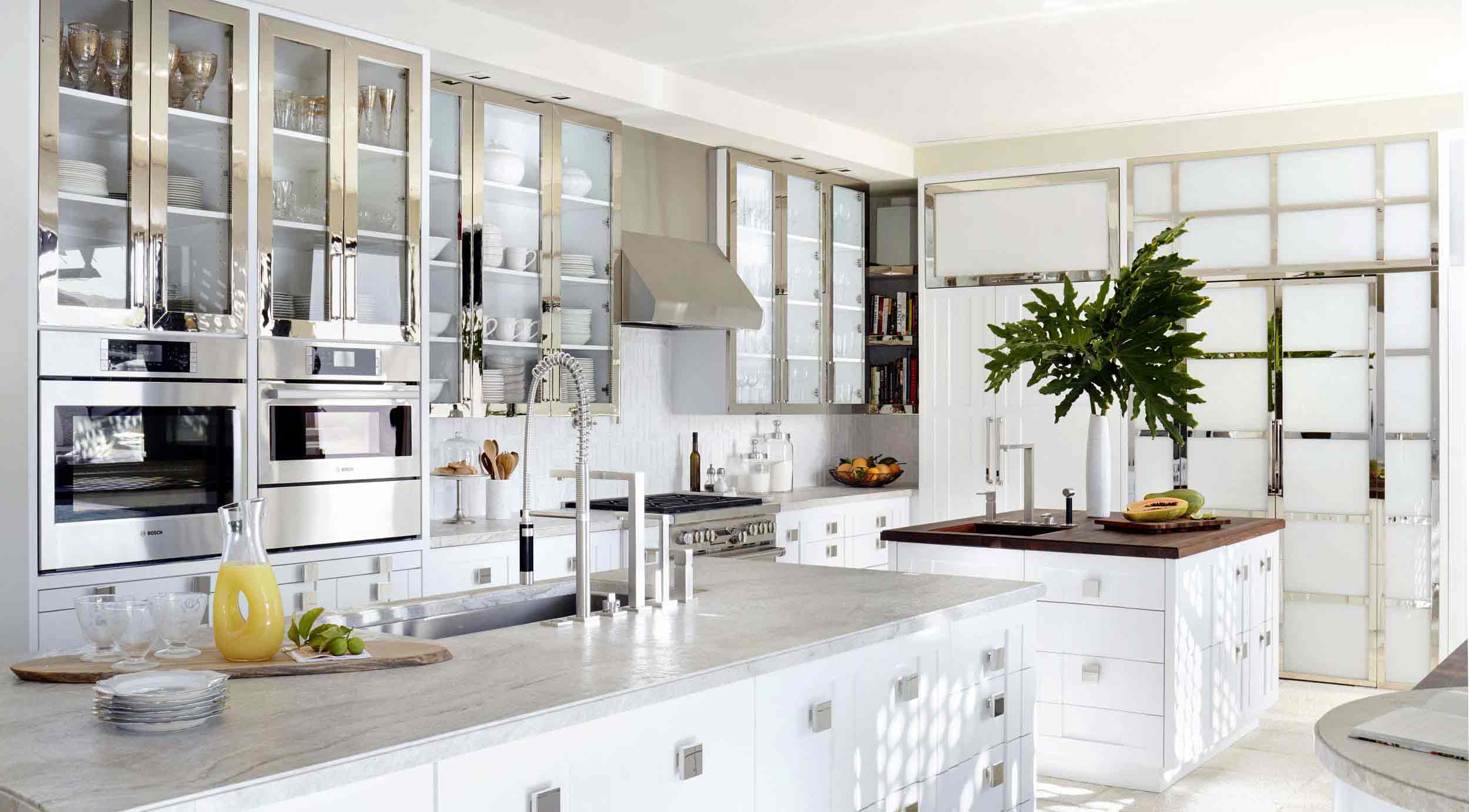 modern white kitchen