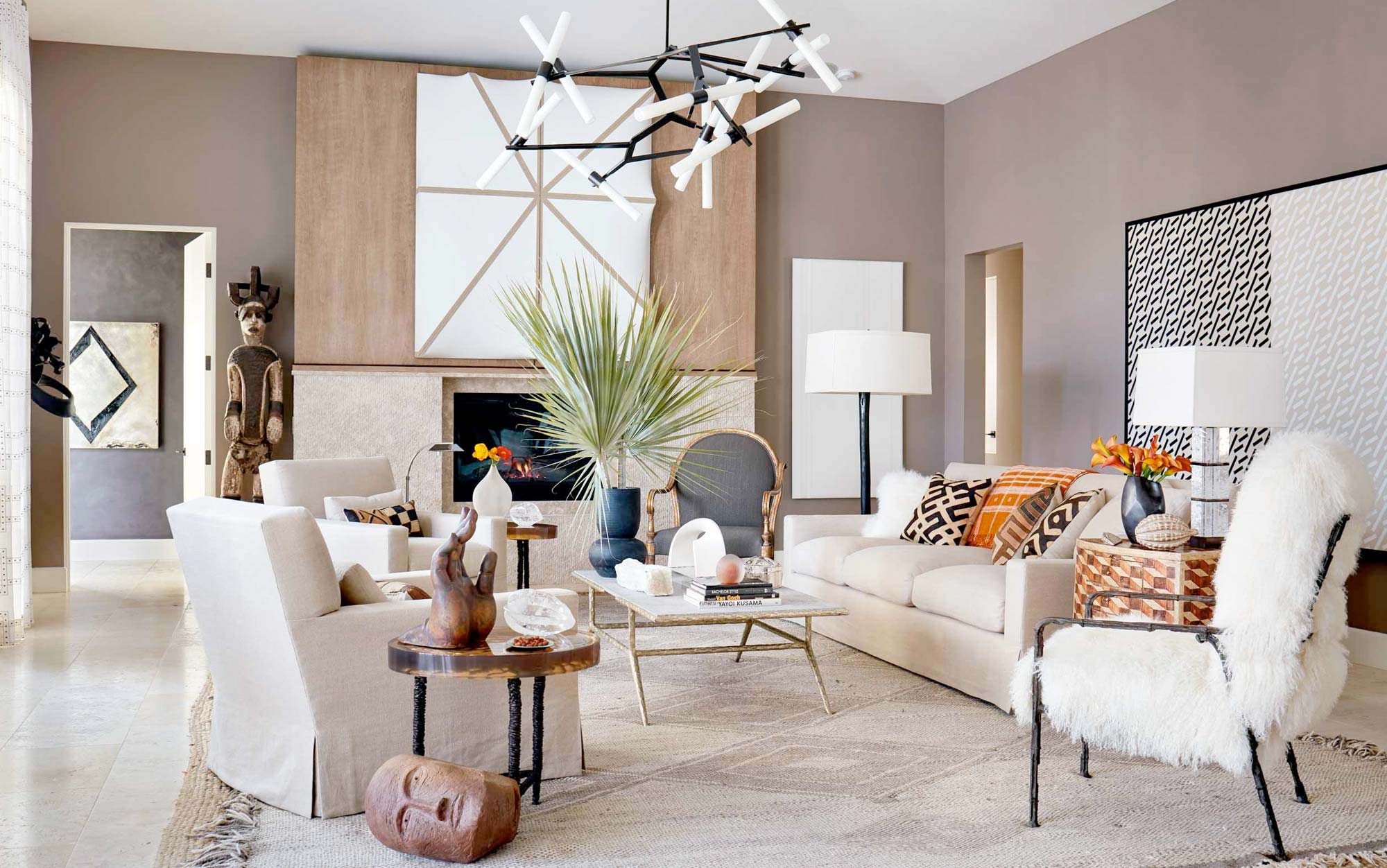 eclectic livingroom