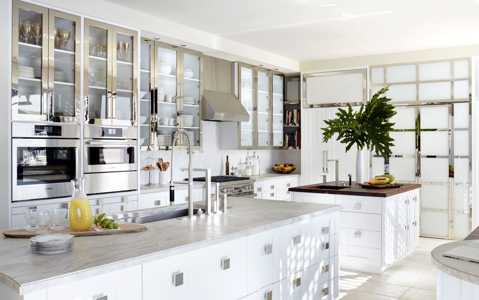 modern white kitchen