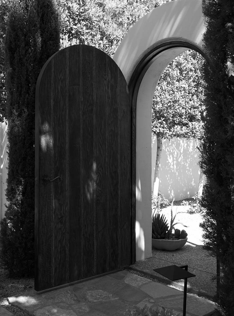 spanish courtyard entrance