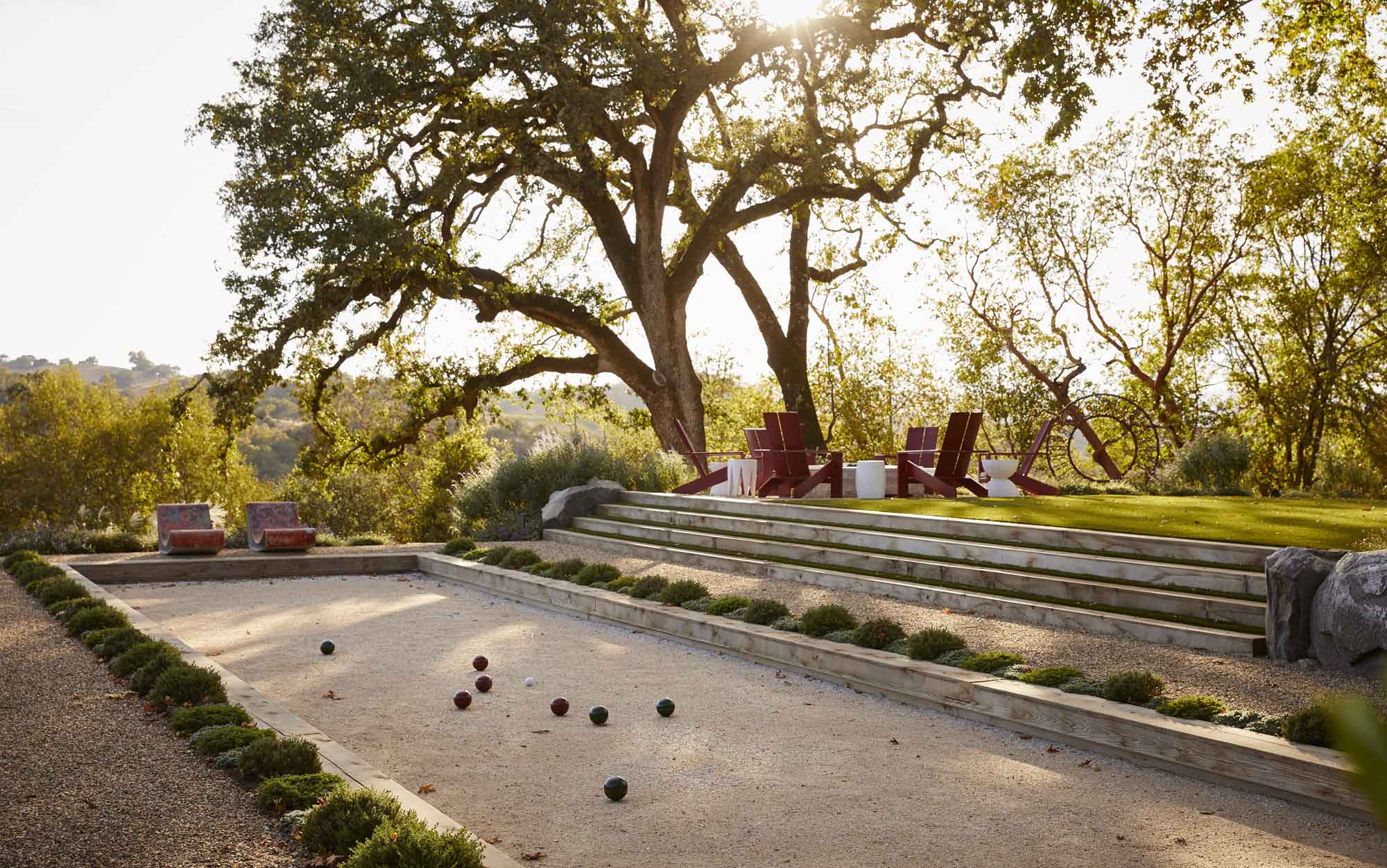 bocce ball court