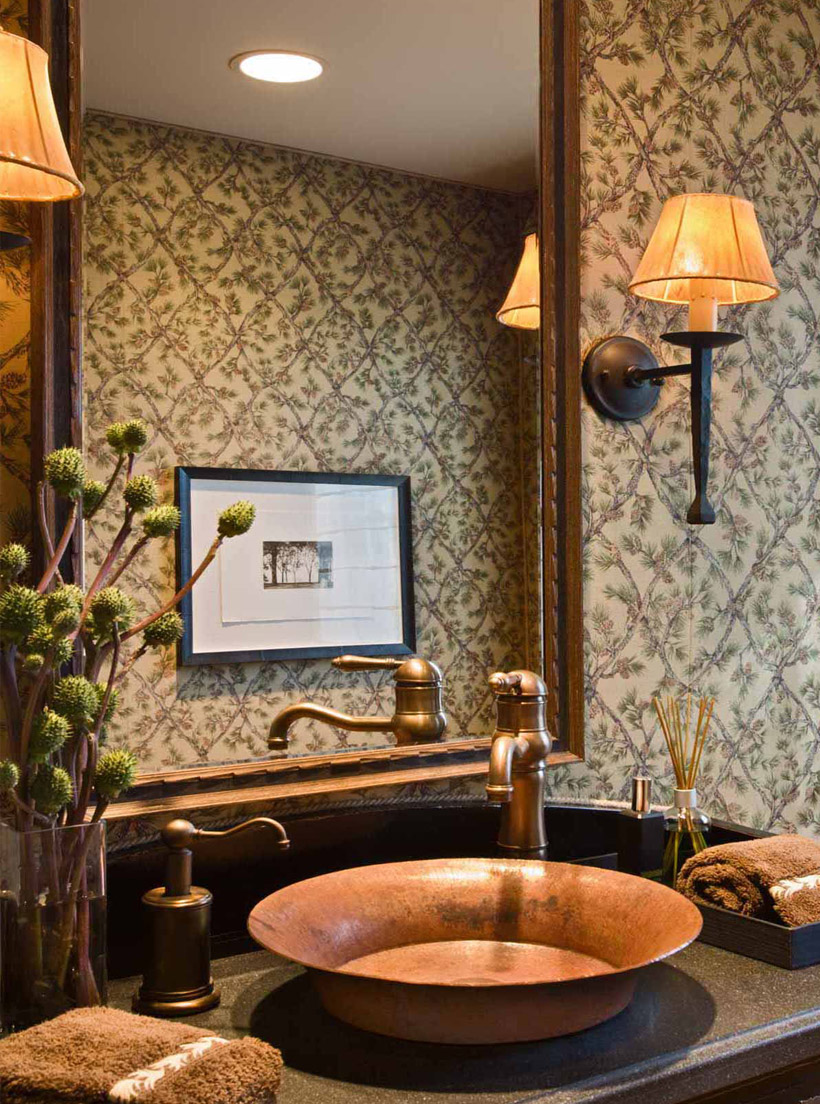 copper bathroom sink