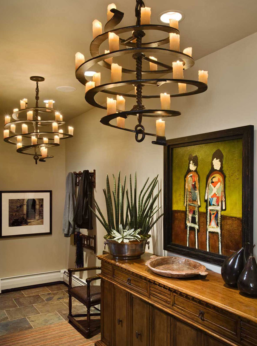 hallway chandelier